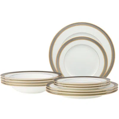 Noritake Brilliance 12-piece Dinnerware Set, Service For 4 In White