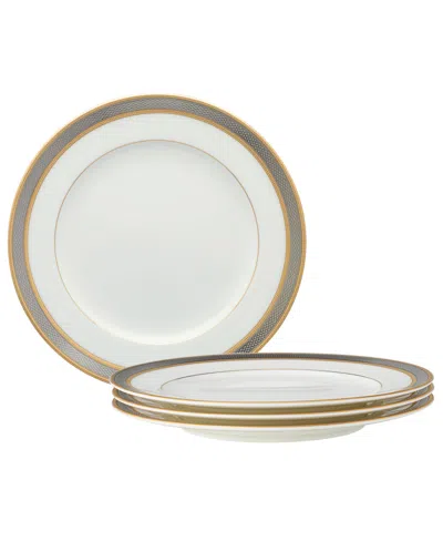 Noritake Brilliance Set Of 4 Salad Plates, 8-1/4"