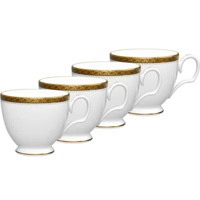 Noritake Charlotta Cups, 8 Oz. In Gold