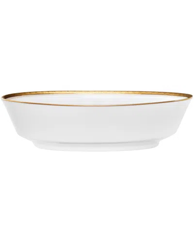 Noritake Charlotta Gold Oval Vegetable Bowl, 32 oz