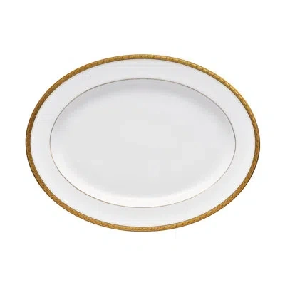 Noritake Charlotta Oval Platter In Gold