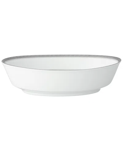 Noritake Charlotta Platinum Oval Vegetable Bowl, 32 oz In Silver