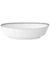 Noritake Charlotta Platinum Oval Vegetable Bowl, 32 oz In White