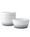 Noritake Colorscapes Layers Cereal Bowl Set Of 4 In Ash