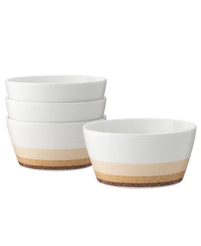 Noritake Colorscapes Layers Cereal Bowl Set Of 4 In Sand