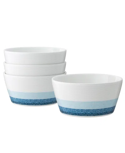 Noritake Colorscapes Layers Cereal Bowl Set Of 4 In Sky