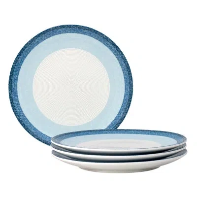 Noritake Colorscapes Layers Coupe Salad Plates, 8 1/4" In Sky