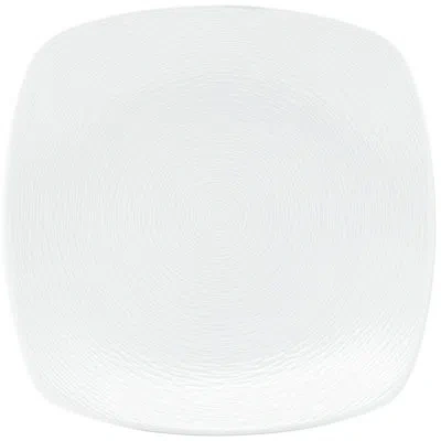 Noritake Colorscapes Swirl 11.75" Square Platter In White