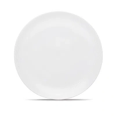 Noritake Colorscapes Swirl Round Platter, 12.25" In White