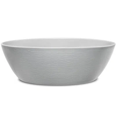 Noritake Colorscapes Swirl Round Vegetable Bowl, 10-1/4", 90 Oz. In Gray