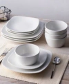 Noritake Colorscapes Swirl Square Dinnerware Collection In Navy