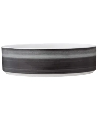 Noritake Colorstax Ombre Stax 10" Serving Bowl In Black