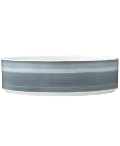 Noritake Colorstax Ombre Stax 10" Serving Bowl In Gray