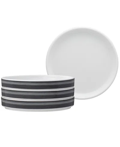 Noritake Colorstax Ombre Stax 6" Small Plates, Set Of 4 In Black