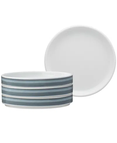 Noritake Colorstax Ombre Stax 6" Small Plates, Set Of 4 In Gray