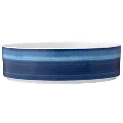 Noritake Colorstax Ombre Stax Serving Bowl 10", 67 Oz. In Indigo