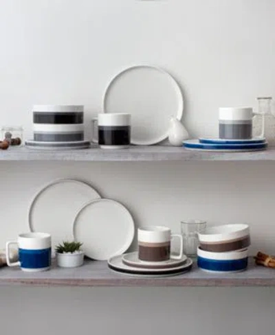Noritake Colorstax Stripe Dinnerware Collection In Blue