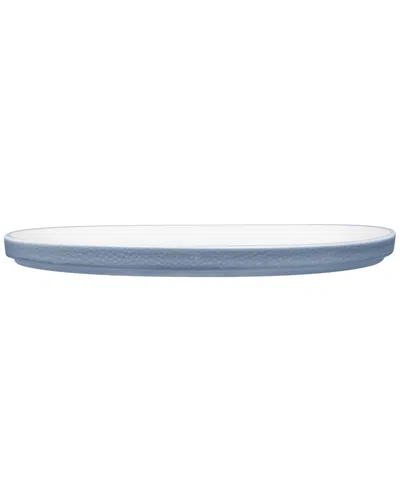 Noritake Colortex Stone Round Platter In Blue