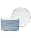 Noritake Colortex Stone Stax Deep Plates, Set Of 4