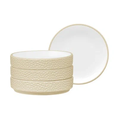 Noritake Colortex Stone Stax Mini Plates, 3-3/4" In Ivory