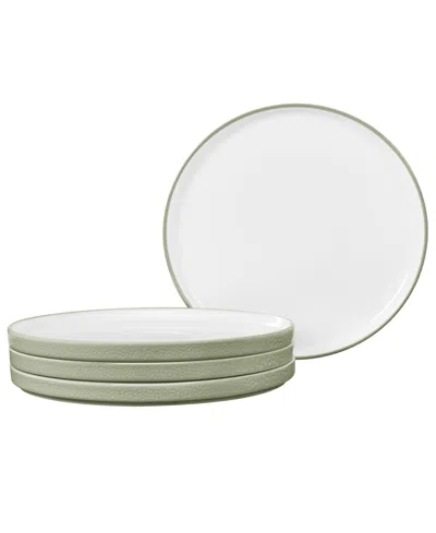 Noritake Colortex Stone Stax Salad Plates, Set Of 4 In Green