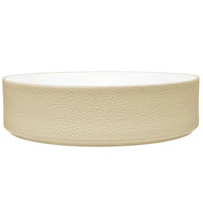Noritake Colortex Stone Stax Serving Bowl 10", 67 Oz. In Ivory
