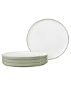 Noritake Colortex Stone Stax Small Plates, Set Of 4 In Green