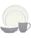 Noritake Colorwave 4-piece Place Setting, Service For 1 In Gray