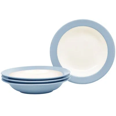 Noritake Colorwave 8.5", 20 Oz. Rim Soup Bowls In Ice
