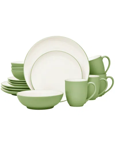 Noritake Colorwave Coupe 16 Pc. Dinnerware Set, Service For 4 In Apple
