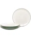 Noritake Colorwave Coupe Dinner Plates, Set Of 4 In Green