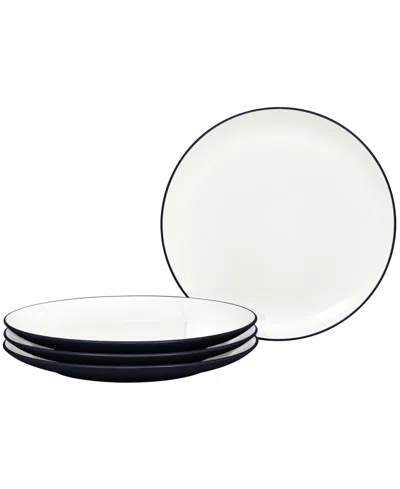 Noritake Colorwave Coupe Dinner Plates, Set Of 4 In Navy