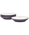 Noritake Colorwave Coupe Pasta Bowls 35-oz, Set Of 4 In Plum