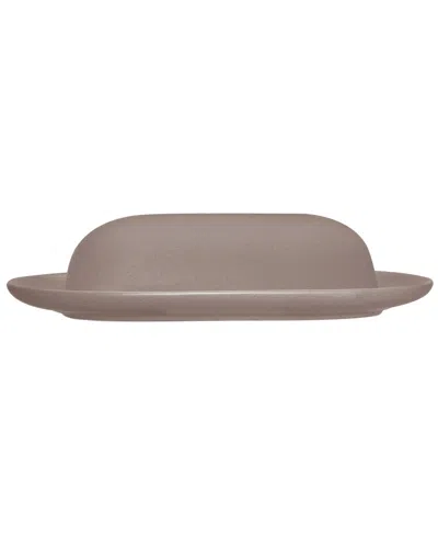Noritake Colorwave Covered Butter, 8-1/2" In Clay