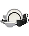 Noritake Colorwave Curve 16 Pc. Dinnerware Set, Service For 4