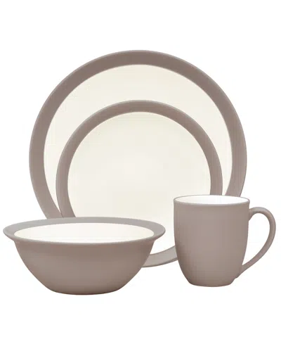 Noritake Colorwave Curve 4-piece Place Setting In Clay