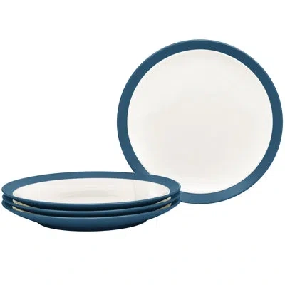 Noritake Colorwave Curve Dinner Plates 11" In Blue
