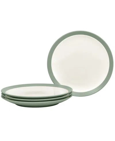Noritake Colorwave Curve Set Of 4 Salad Plates, 8-1/2" In Green