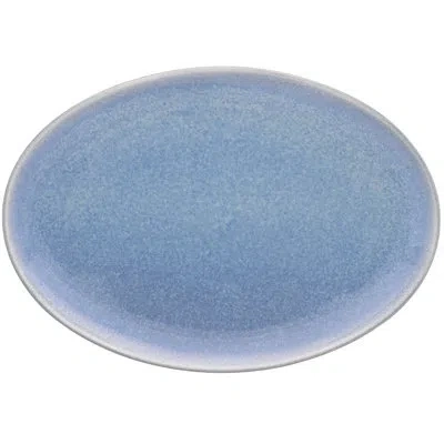 Noritake Colorwave Kiln Azure Oval Platter, 16" In Blue