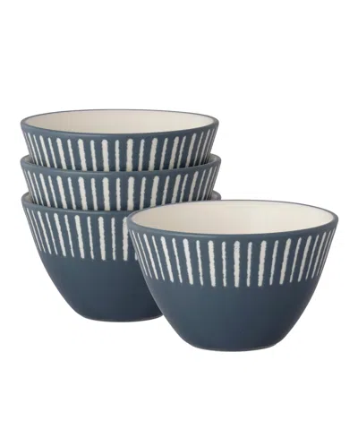 Noritake Colorwave Mini Bowls, Set Of 4 In Blue