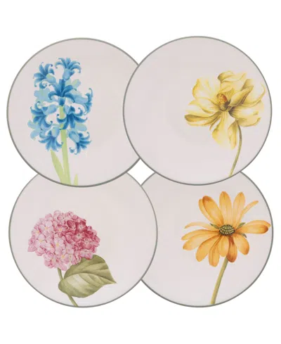 Noritake Colorwave Mini Floral Appetizer Plates, Set Of 4 In Green