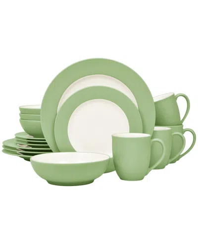 Noritake Colorwave Rim 16-pc. Dinnerware Set, Service For 4 In Apple