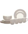 Noritake Colorwave Rim 16-pc. Dinnerware Set, Service For 4 In Sand
