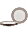 Noritake Colorwave Rim Dinner Plates, Set Of 4 In Clay