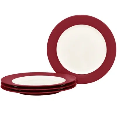 Noritake Colorwave Rim Salad Plates, 8-1/4" In Raspberry