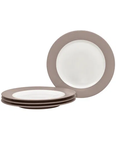Noritake Colorwave Rim Salad Plates, Set Of 4 In Clay