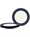 Noritake Colorwave Rim Salad Plates, Set Of 4 In Navy
