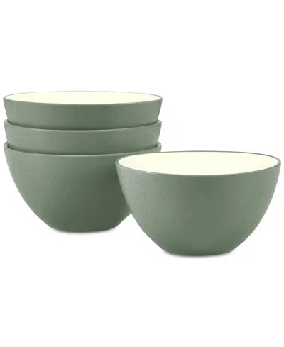 Noritake Colorwave Side/prep Bowls, Set Of 4 In Green