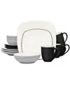 Noritake Colorwave Square 16 Pc. Dinnerware Set, Service For 4