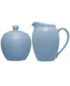 NORITAKE COLORWAVE SUGAR & CREAMER SET